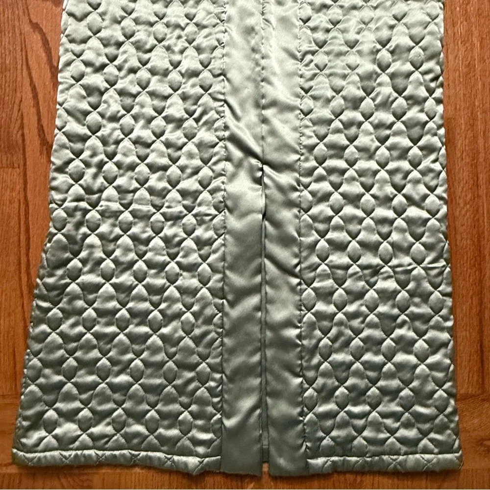 Valentino Íntimo quilted long robe side M - Picture 7 of 14